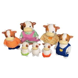 Li'l Woodzeez FitzMoo Cow Family